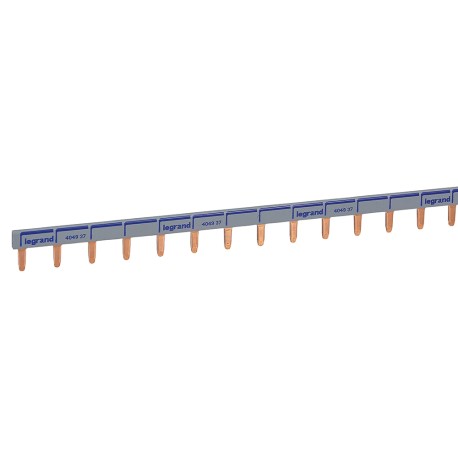 Legrand - Peigne d'alimentation HX³ - 1P - universel Ph + N - L.1m - entraxe dents 1 mod - Réf : 404937