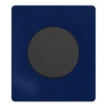 Schneider Odace - va-et-vient ou poussoir noir onyx avec plaque Architecte Bleu émaillé - Réf : S940204-PABE