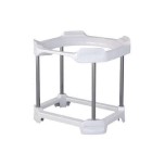 Trépied chauffe-eau mural 50 à 200 L - Hauteur ajustable - Compatible chauffe-eaux Atlantic - Réf : ATL009243