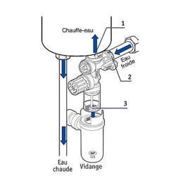Comap - Groupe de sécurité laiton 20x27 mm - Réf : 114344