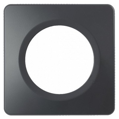 Ohmtec - EPURE - Plaque 1 poste - Anthracite - Réf : 480645O
