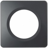 Ohmtec - EPURE - Plaque 1 poste - Anthracite - Réf : 480645O
