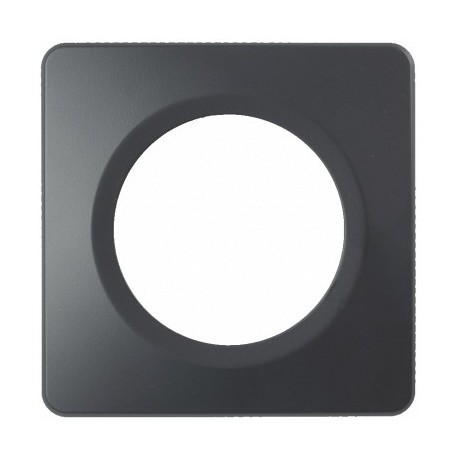 Ohmtec - EPURE - Plaque 1 poste - Anthracite - Réf : 480645O