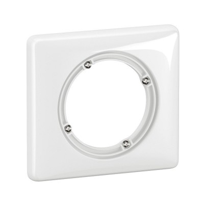 Legrand Céliane - Plaque de finition 1 poste Collection Technique finition blanc IP44 - Réf : CP2701