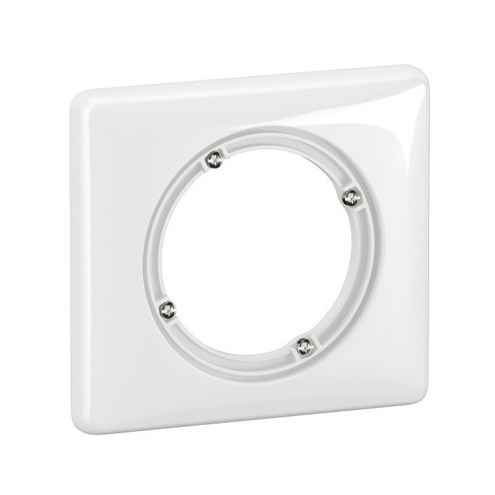 Legrand Céliane - Plaque de finition 1 poste Collection Technique finition blanc IP44 - Réf : CP2701
