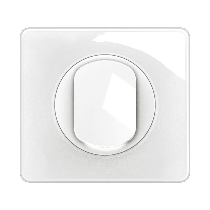Legrand Céliane - Interrupteur ou va-et-vient complet avec voyant lumineux - 1 poste - Blanc - Réf : CG1001