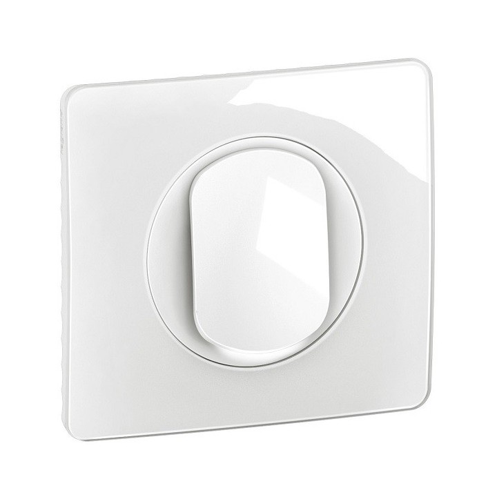 Legrand Céliane - Interrupteur ou va-et-vient complet avec voyant lumineux - 1 poste - Blanc - Réf : CB1001-P2