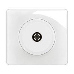 Legrand Céliane - Prise TV simple mâle - Blanc - Complet - Réf : CG0382