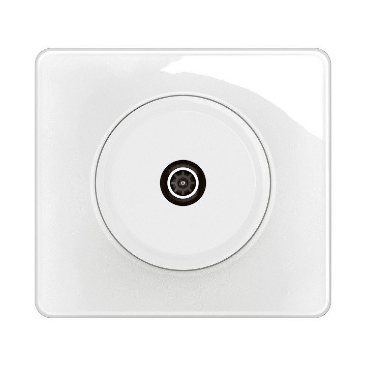 Legrand Céliane - Prise TV simple mâle - Blanc - Complet - Réf : CG0382