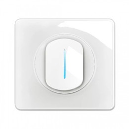 Legrand Céliane - Interrupteur ou va-et-vient complet avec voyant témoin - 1 poste - Blanc - Réf : CX7001-P