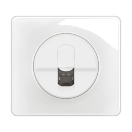 Legrand Céliane - Prise Rj45 blindée - Cat. 6A STP - Blanc - Complet - Réf : CM0346-PB