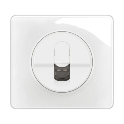 Legrand Céliane - Prise Rj45 blindée - Cat. 6A STP - Blanc - Complet - Réf : CM0346-PB