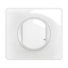 Legrand Céliane - Variateur 2 fils sans Neutre toutes lampes dimmables - Blanc complet - Réf : CG0060