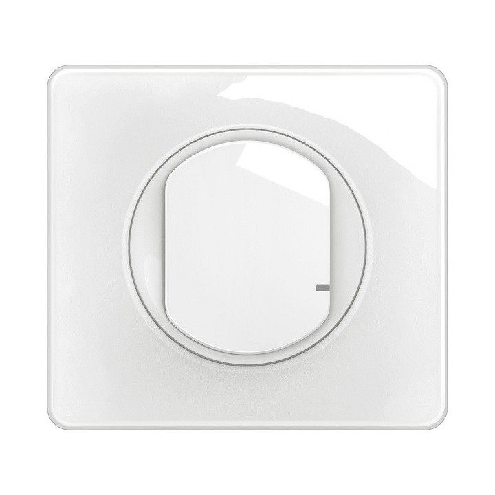 Legrand Céliane - Variateur 2 fils sans Neutre toutes lampes dimmables - Blanc complet - Réf : CG0060