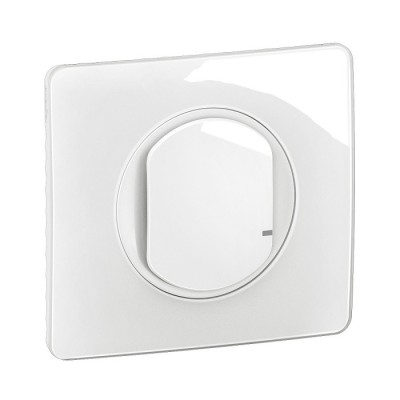 Legrand Céliane - Variateur 2 fils sans Neutre toutes lampes dimmables - Blanc complet - Réf : CB0060-P