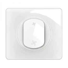 Legrand Céliane - Interrupteur VMC 2 vitesses - Blanc - complet - Réf : CB6001-P