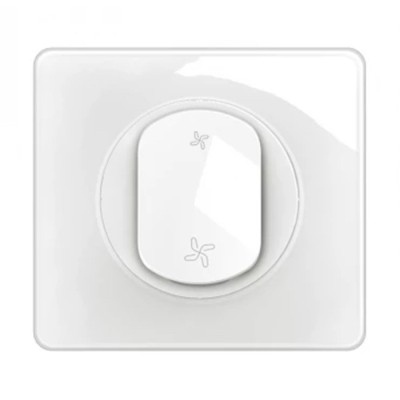 Legrand Céliane - Interrupteur VMC 2 vitesses - Blanc - complet - Réf : CB6001-P