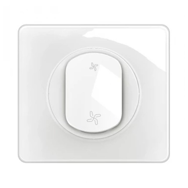 Legrand Céliane - Interrupteur VMC 2 vitesses - Blanc - complet - Réf : CB6001-P