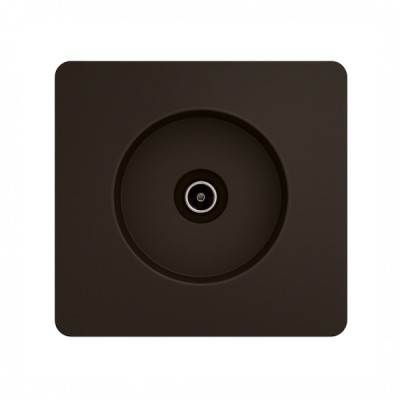 Legrand Céliane - Prise TV simple mâle - Noir - Complet - Réf : CN0382