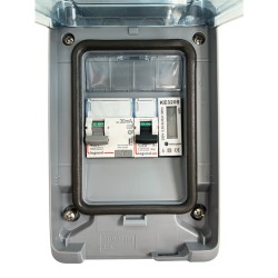 Legrand - Kit recharge pour véhicule électrique + Compteur énergie 45A + Prise Green Up Access saillie -Réf: 069785L-02-Précablé