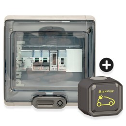 Legrand - Kit recharge véhicule électrique + Compteur énergie + Contacteur + Prise Green'up Access - Réf: 069785L-03-Précablé