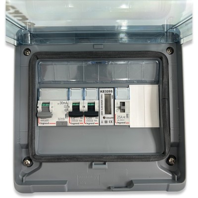 Legrand - Kit recharge véhicule électrique + Compteur énergie + Contacteur + Prise Green'up Access - Réf: 069785L-03-Précablé