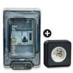 Legrand - Kit recharge pour véhicule électrique + Compteur énergie 45A + Prise Mureva Styl encastrée - Réf : 36011-02-Précablé