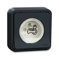 Legrand - Kit recharge pour véhicule électrique + Compteur énergie + Contacteur + Prise Mureva Styl - Réf : 36011-03-Précablé
