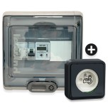 Legrand - Kit recharge pour véhicule électrique + Compteur énergie WIFI + Prise Mureva Styl encastrée - Réf : 36011-04-Précablé