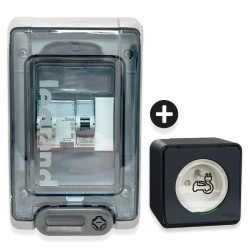 Legrand - Kit recharge pour véhicule électrique + Prise Schneider Mureva Styl saillie - Réf : 36010-01-Précablé