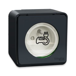 Legrand - Kit recharge véhicule électrique + Compteur énergie + Contacteur + Prise Mureva Styl saillie - Réf: 36010-03-Précablé