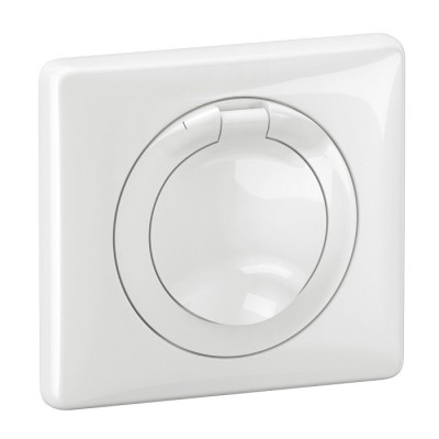 Legrand Céliane - Prise de courant 2P+T avec enjoliveur à volet et plaque étanche IP44 - Blanc - Réf : CB8111-P