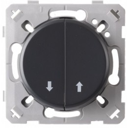 Ohmtec - EPURE - Commande de volet roulant - Anthracite - Réf : 480706O