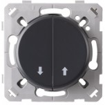 Ohmtec - EPURE - Commande de volet roulant - Anthracite - Réf : 480706O