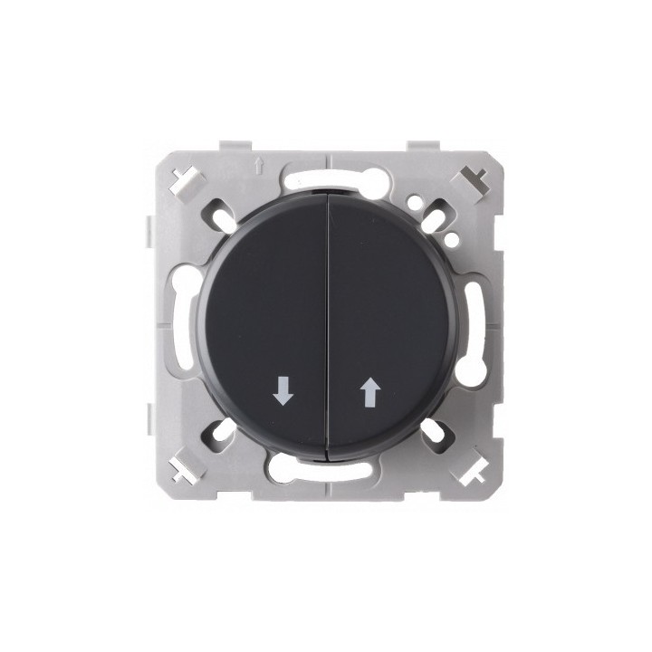 Ohmtec - EPURE - Commande de volet roulant - Anthracite - Réf : 480706O