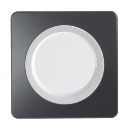 Ohmtec - EPURE - Interrupteur complet va et vient blanc - Réf : 480400O-P01