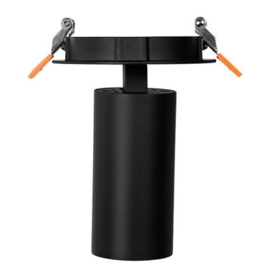 Miidex Lighting - Kit Spot LED encastré noir IRC90 30W 4000K - Réf : 100221-P