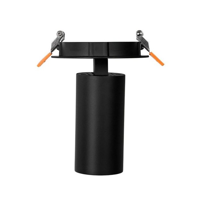 Miidex Lighting - Kit Spot LED encastré noir IRC90 30W 4000K - Réf : 100221-P