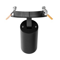 Miidex Lighting - Kit Spot LED encastré noir IRC90 30W 4000K - Réf : 100221-P