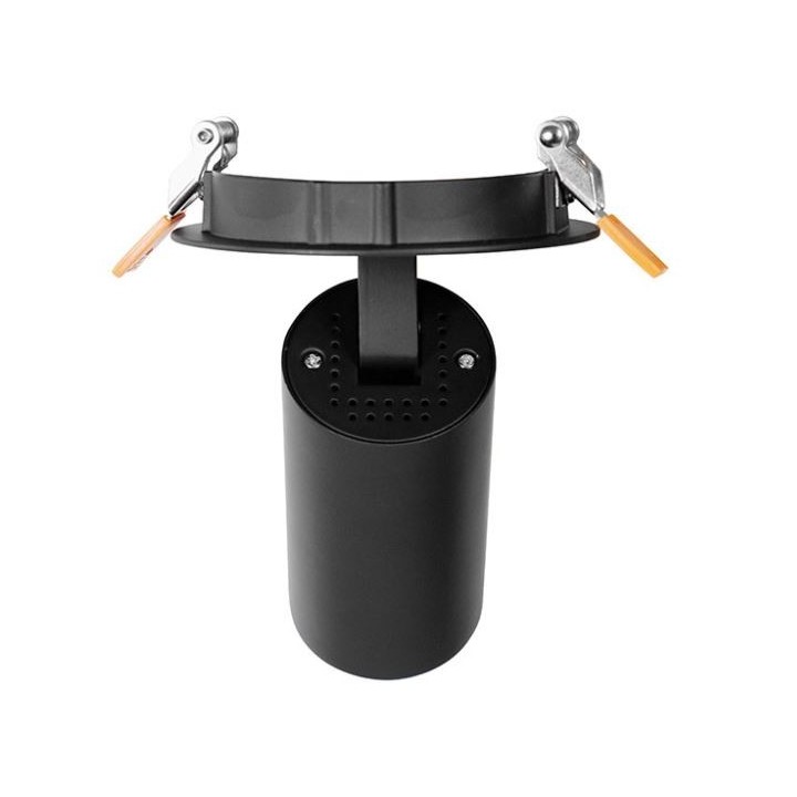 Miidex Lighting - Kit Spot LED encastré noir IRC90 30W 4000K - Réf : 100221-P