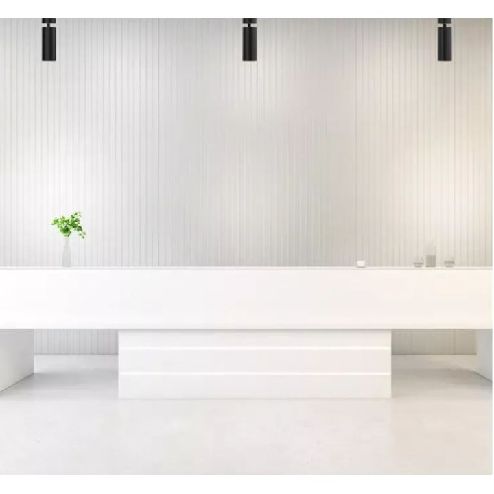 Miidex Lighting - Kit Spot LED en saillie noir IRC90 30W 4000K - Réf : 100222-P
