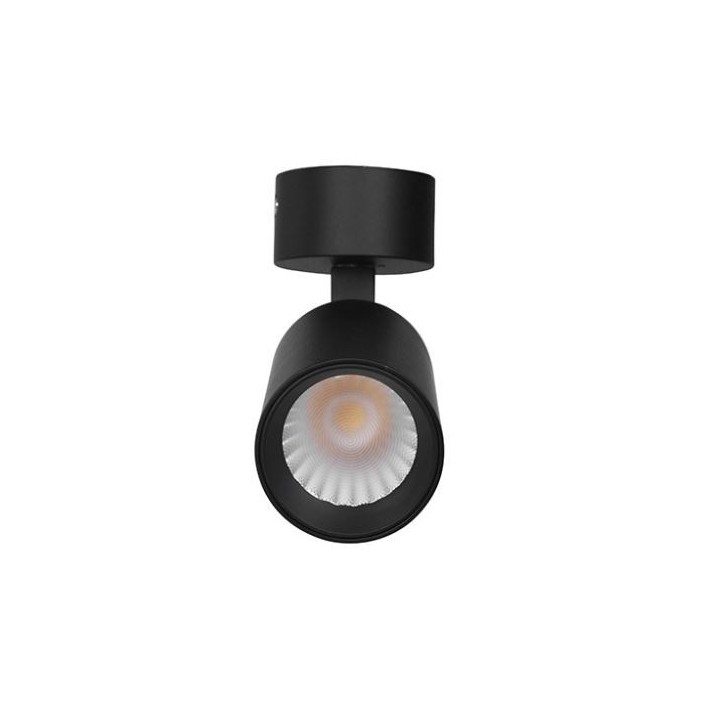Miidex Lighting - Kit Spot LED en saillie noir IRC90 30W 4000K - Réf : 100222-P
