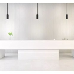 Miidex Lighting - Kit Spot LED suspendu noir IRC90 30W 4000K - Réf : 100223-P