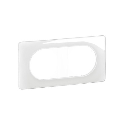 Legrand Céliane - Plaque de finition Blanc Emaillé - 4/5 modules - Réf : CP0008