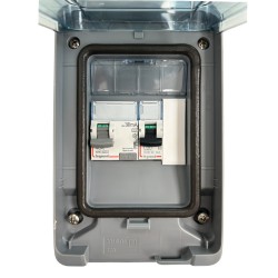 Legrand - Kit recharge véhicule électrique + Prise Schneider Mureva Styl saillie - Blanche - Réf : 39010-01-Précablé