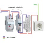 Legrand - Kit recharge véhicule électrique + Compteur énergie 45A + Prise Mureva Styl saillie - Blanche - Réf: 39010-02-Précablé