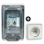 Legrand - Kit recharge véhicule électrique + Prise Mureva Styl encastrée - Blanche - Réf : 39011-01-Précablé