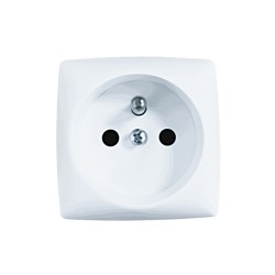 Legrand - Prise de courant 2P+T - Appareillage saillie composable - blanc - Connexion auto - Réf : 086127