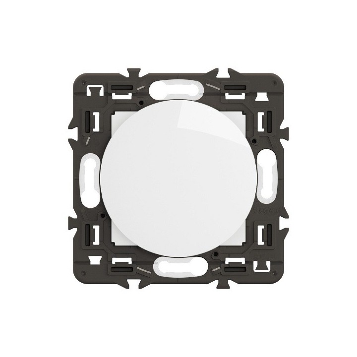 Legrand Céliane - Obturateur pour rénovation interrupteurs et prises - Blanc avec support à équiper d'une plaque - Réf : CX0210