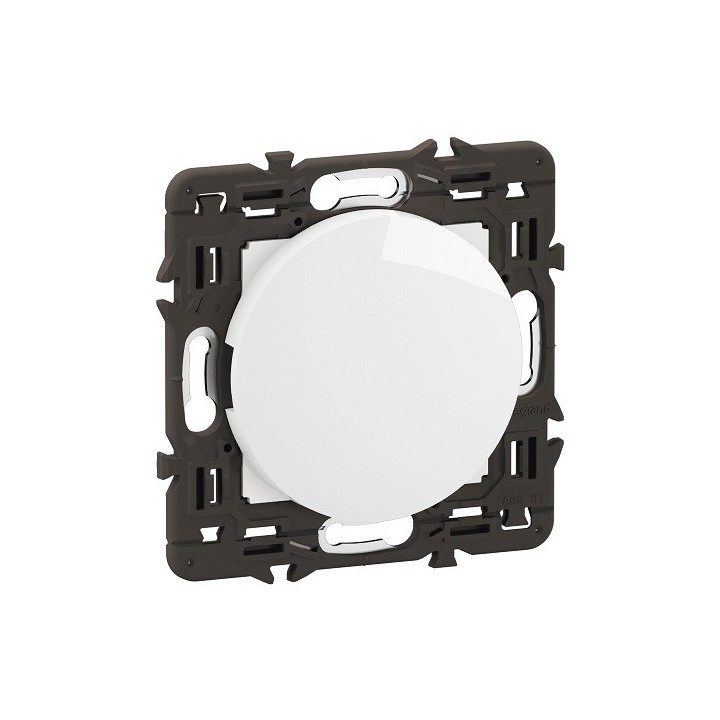 Legrand Céliane - Obturateur pour rénovation interrupteur et prise - Blanc avec support à équiper d'une plaque - Réf : CB0210-SP